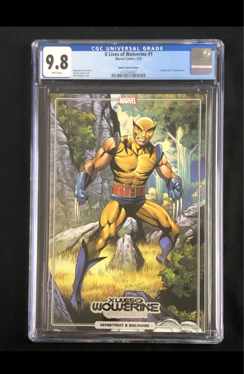X-Lives of Wolverine # 1 CGC 9.8 Variant Comic Book