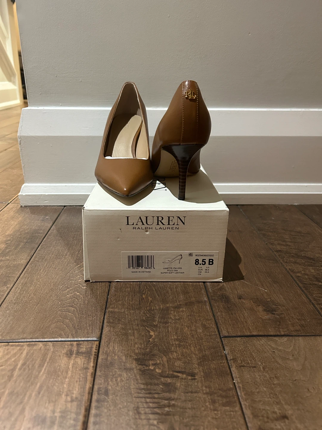 Lauren Ralph Lauren Women's tan Leather Pumps - Size 8.5B - photo 3