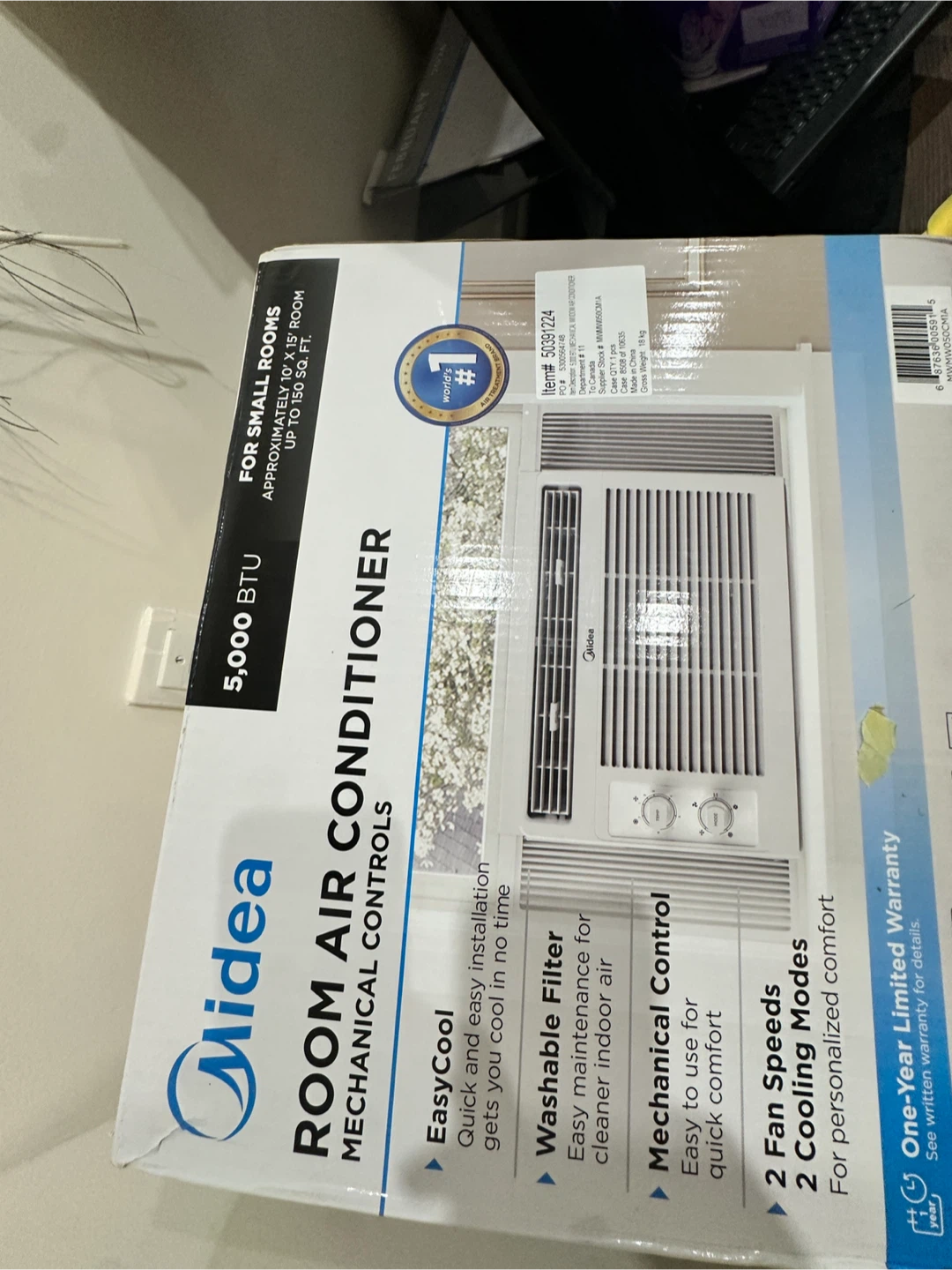Midea 5,000 BTU Room Air Conditioner