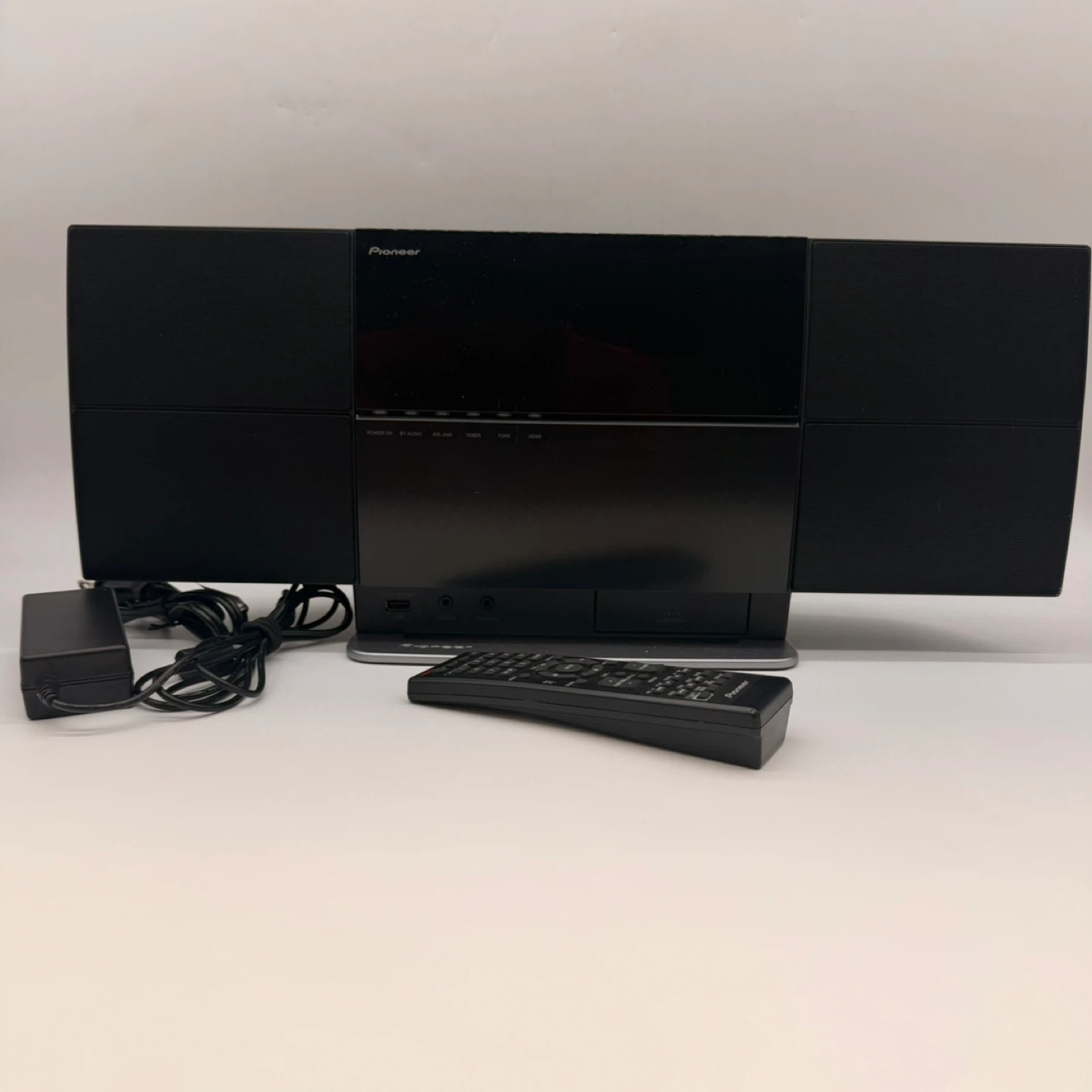 Pioneer X-SMC1-K Slim AV Micro System w/ Remote & Power Adapter