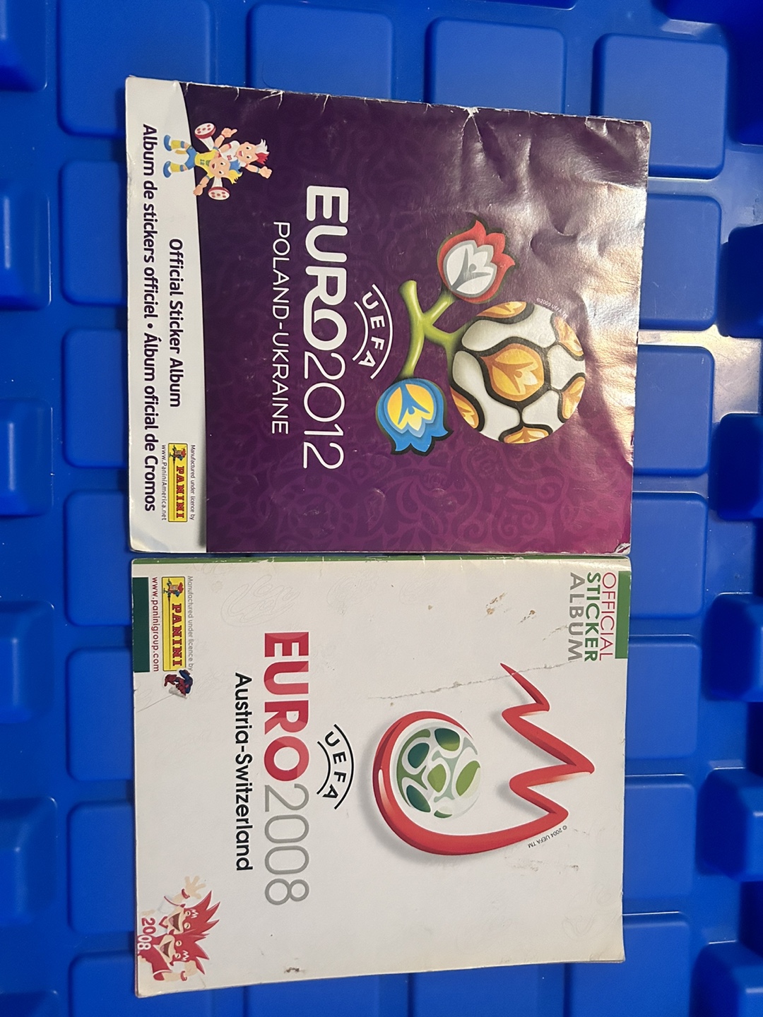 Panini EURO 2012 & 2008 Official Sticker Albums