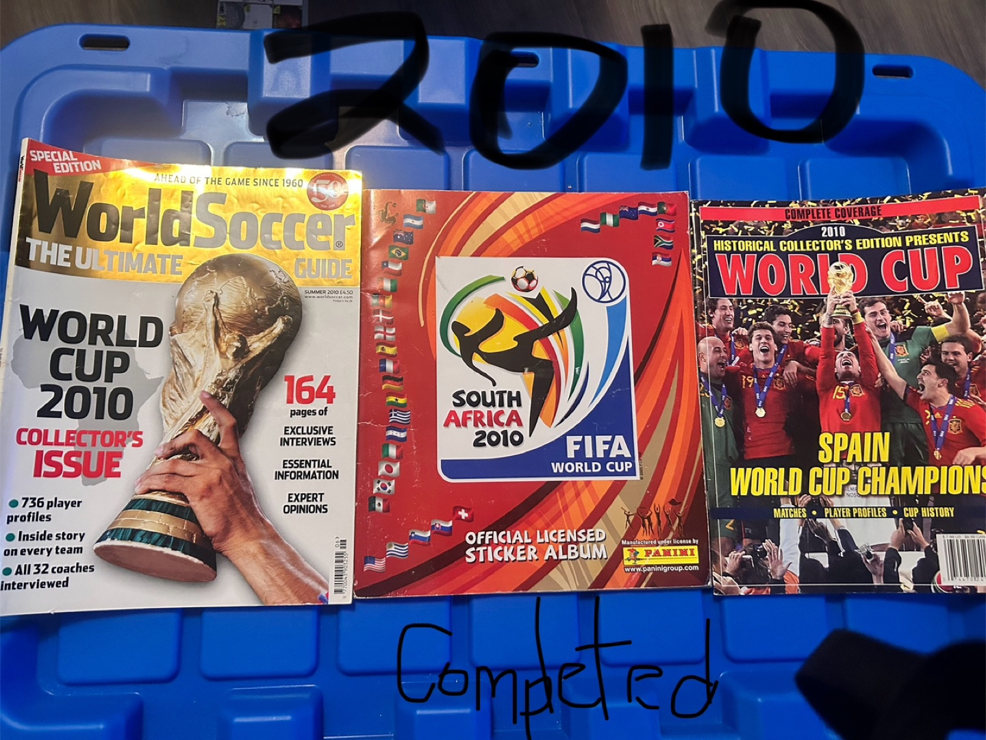 World Cup magazines & sticker book