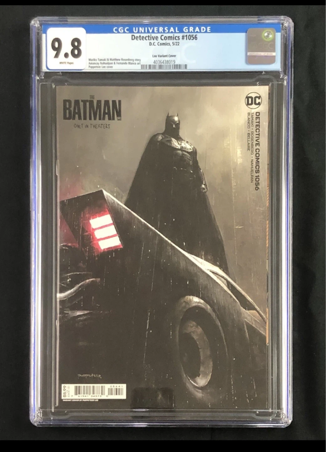 DETECTIVE COMICS #1056 CGC 9.8 Comic Book The Batman variant