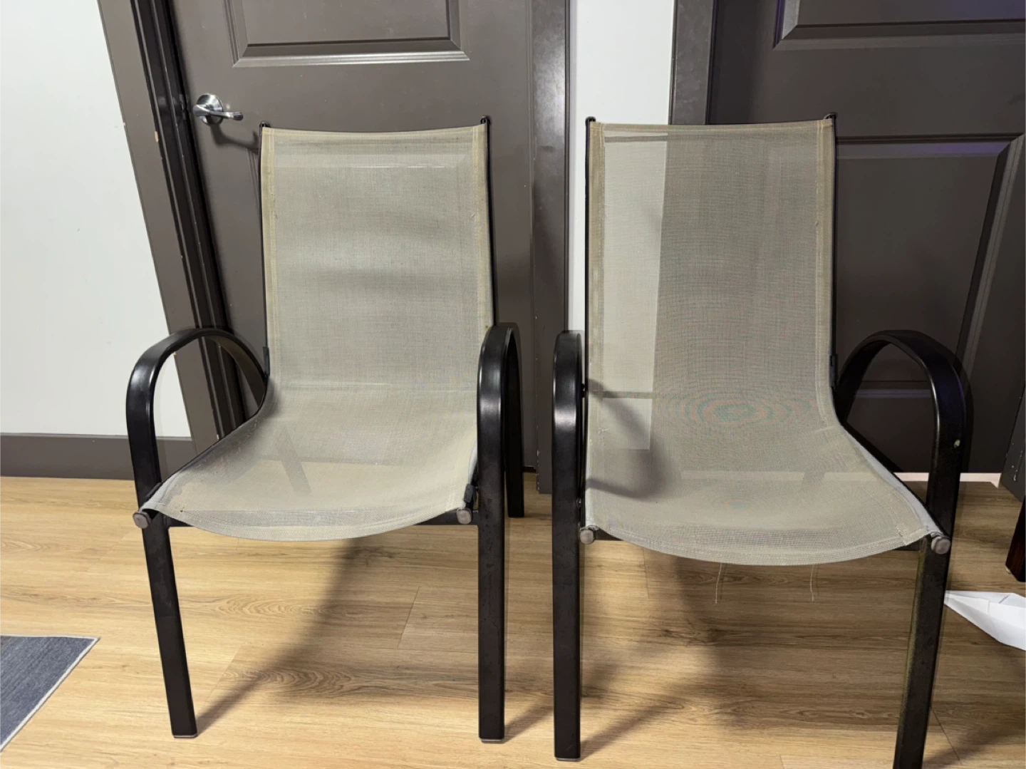 Pair of Outdoor Sling Chairs