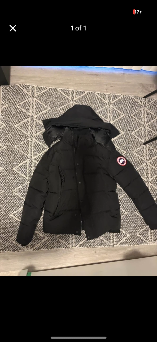 Canada Goose Black Puffer Jacket