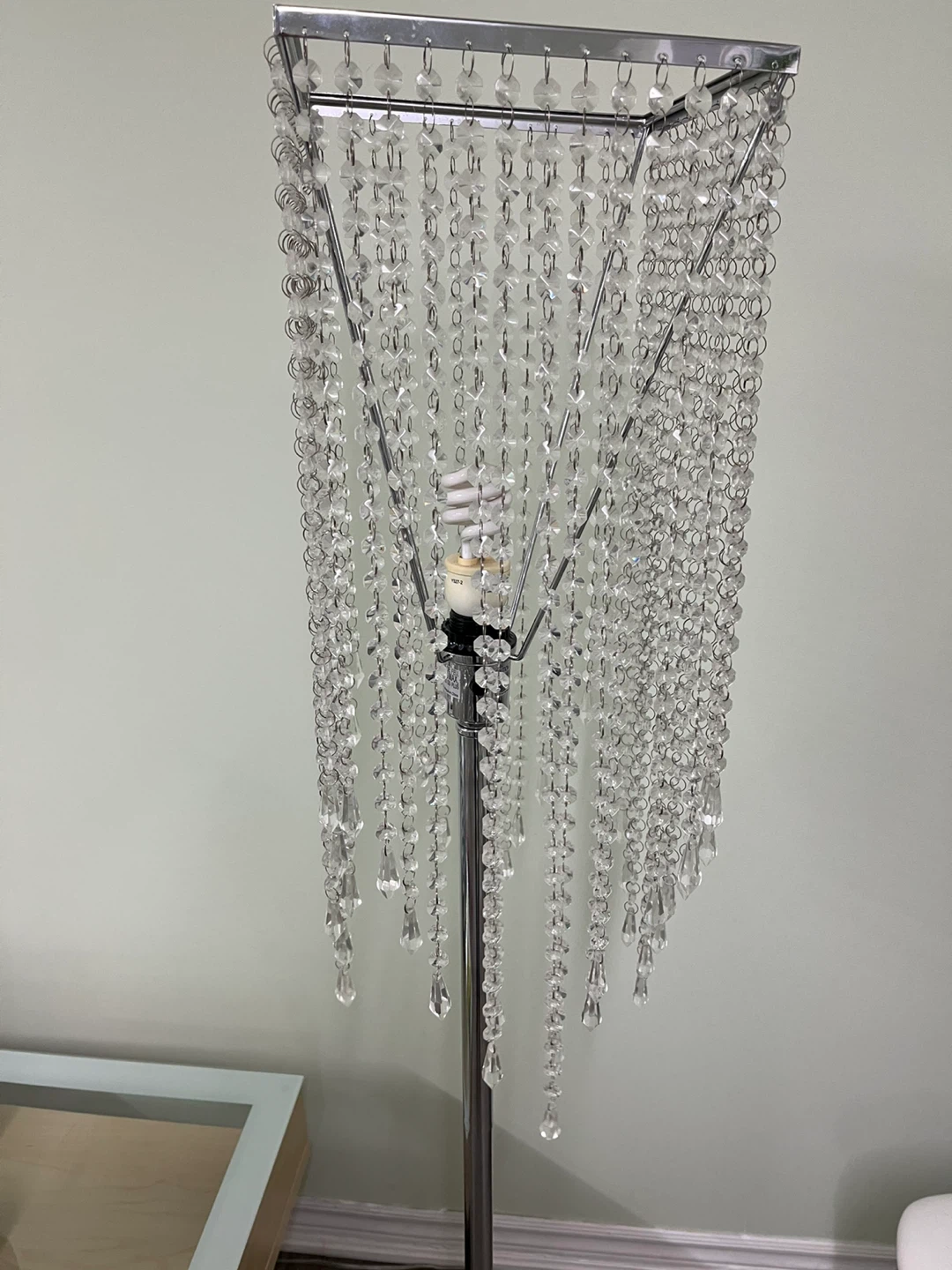 *Crystal floor lamp $40*