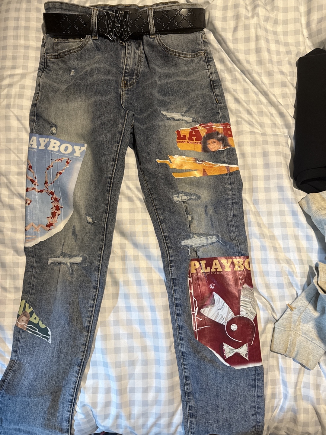 AMIRI Playboy Patch Jeans