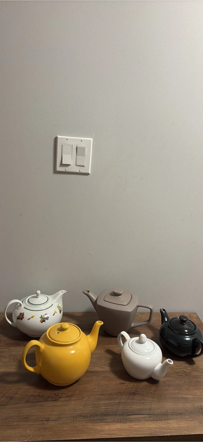 Assorted Ceramic Teapots