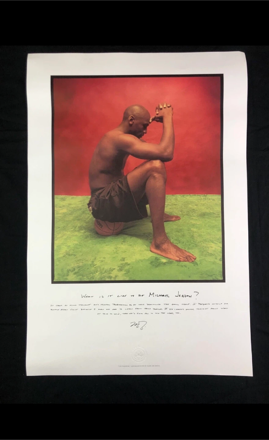 Michael Jordan “The Warrior” lithograph Rare Air Media