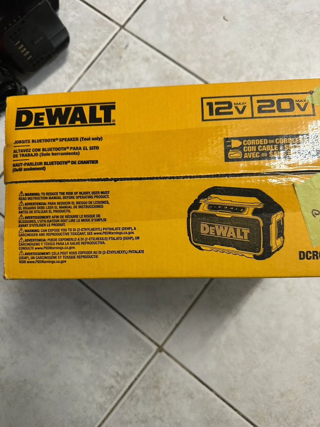 DEWALT MAX Jobsite Bluetooth Speaker firm price - photo 2