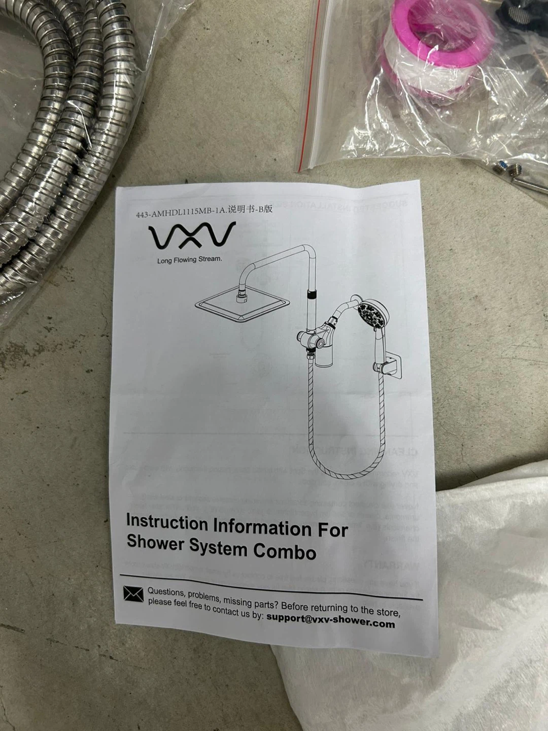 VXV 10-inch Filtered Shower System Combo - photo 4