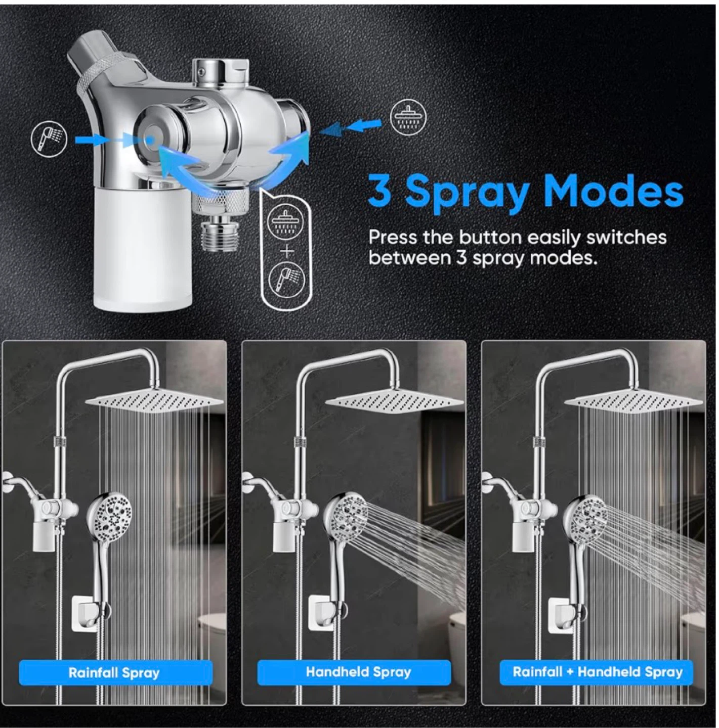 VXV 10-inch Filtered Shower System Combo - photo 2