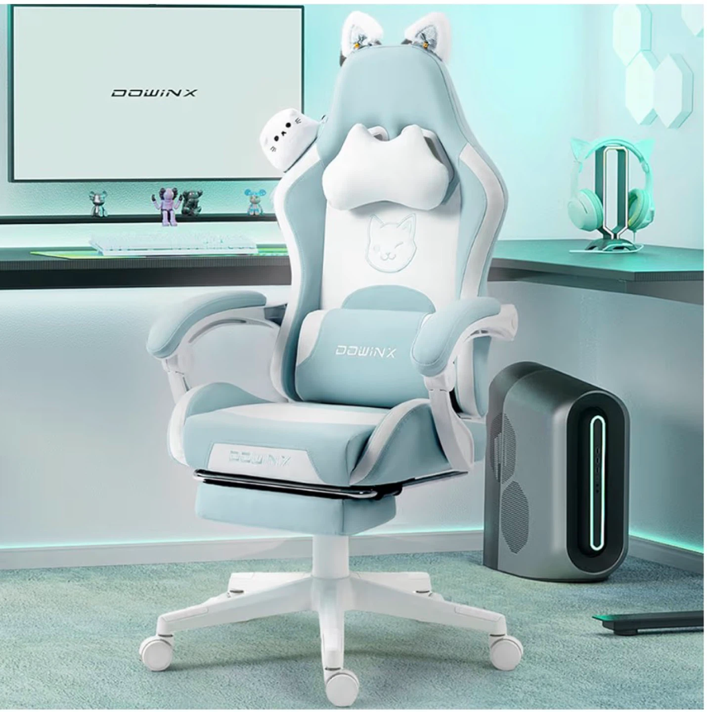DOWINX Cat Gaming Chair - Blue