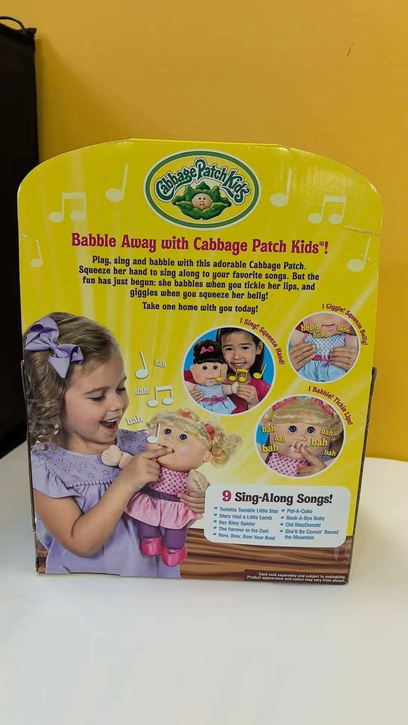 Cabbage Patch Kids Babble 'n Sing Toddler Doll - photo 2