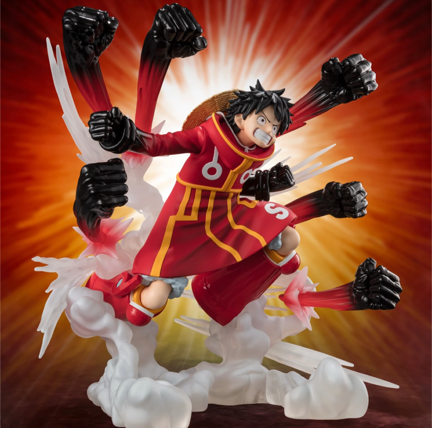 Bandai Figuarts Zero Monkey D. Luffy Gum-Gum Hawk Gatling Figure - photo 2