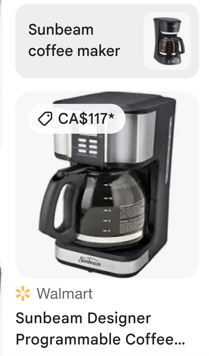 Sunbeam Programmable Coffee Maker