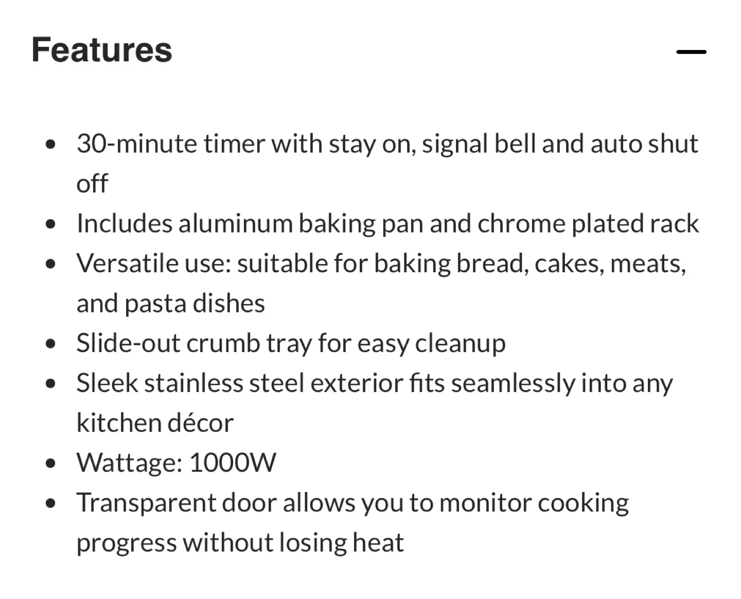 Master Chef 4-Slice Toaster Oven - photo 5