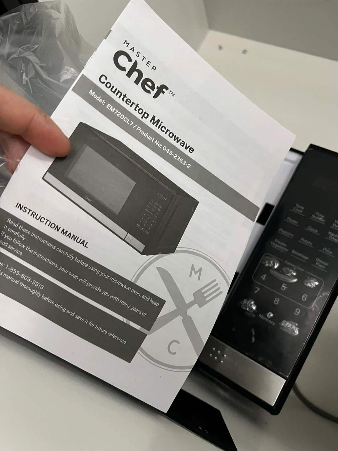 MASTER Chef Countertop Microwave 700W - photo 2