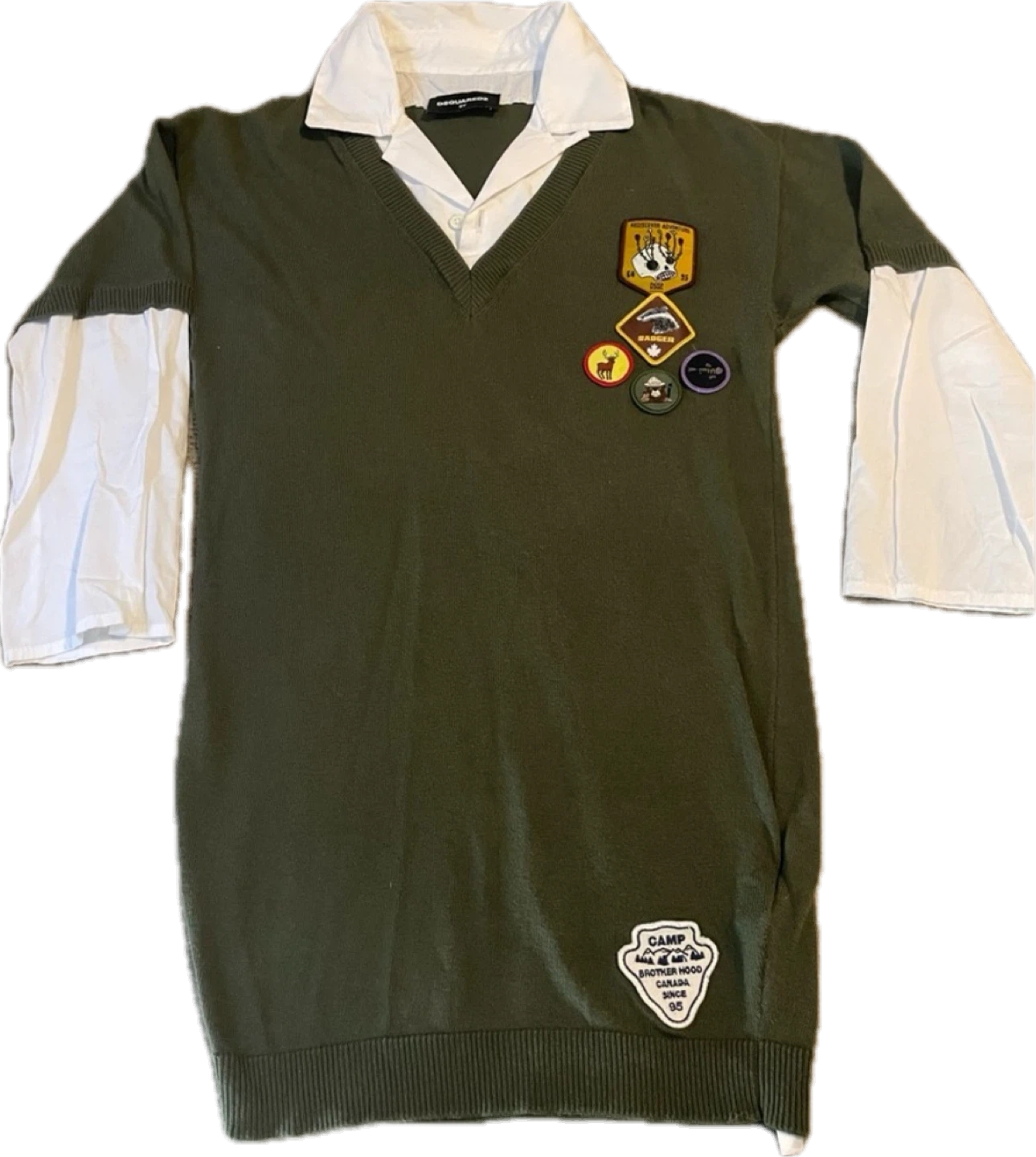 DSQUARED2 girls  Camp Canada Sweater Dress