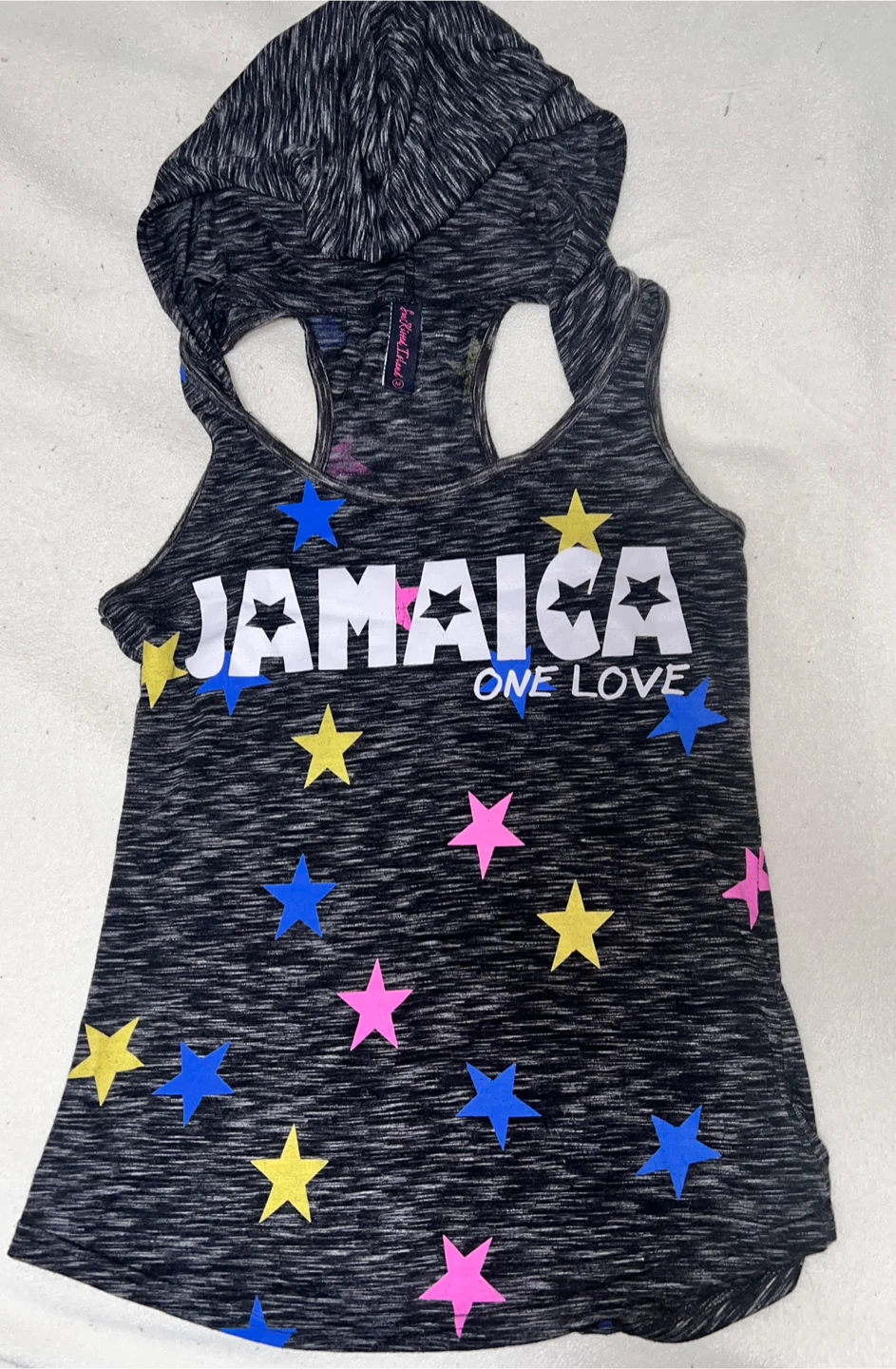 Jamaica One Love Hooded Tank Top