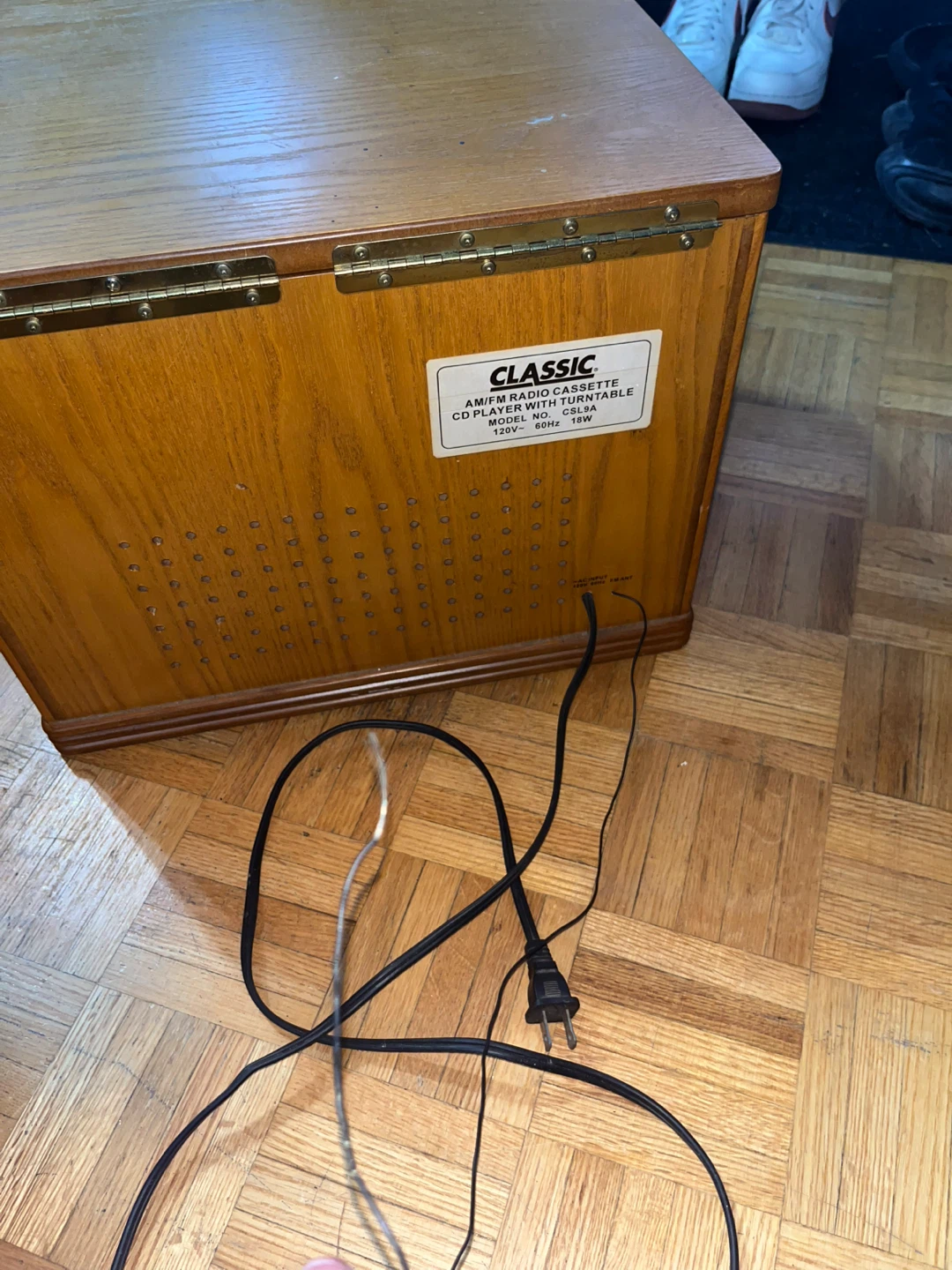 CLASSIC AM/FM Radio Cassette CD Player with Turntable - photo 3