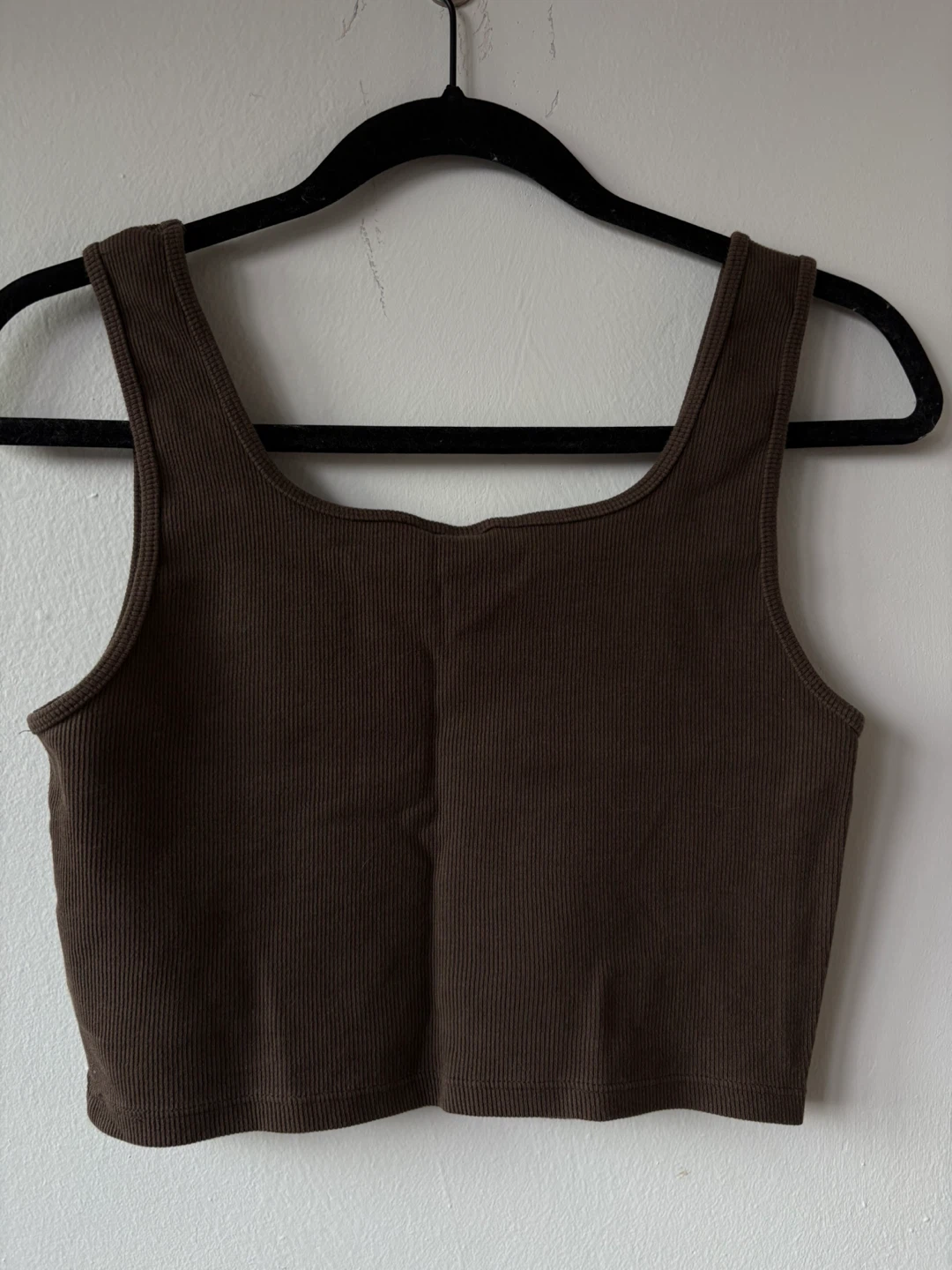 H&M Ribbed Cropped Tank Top - photo 2