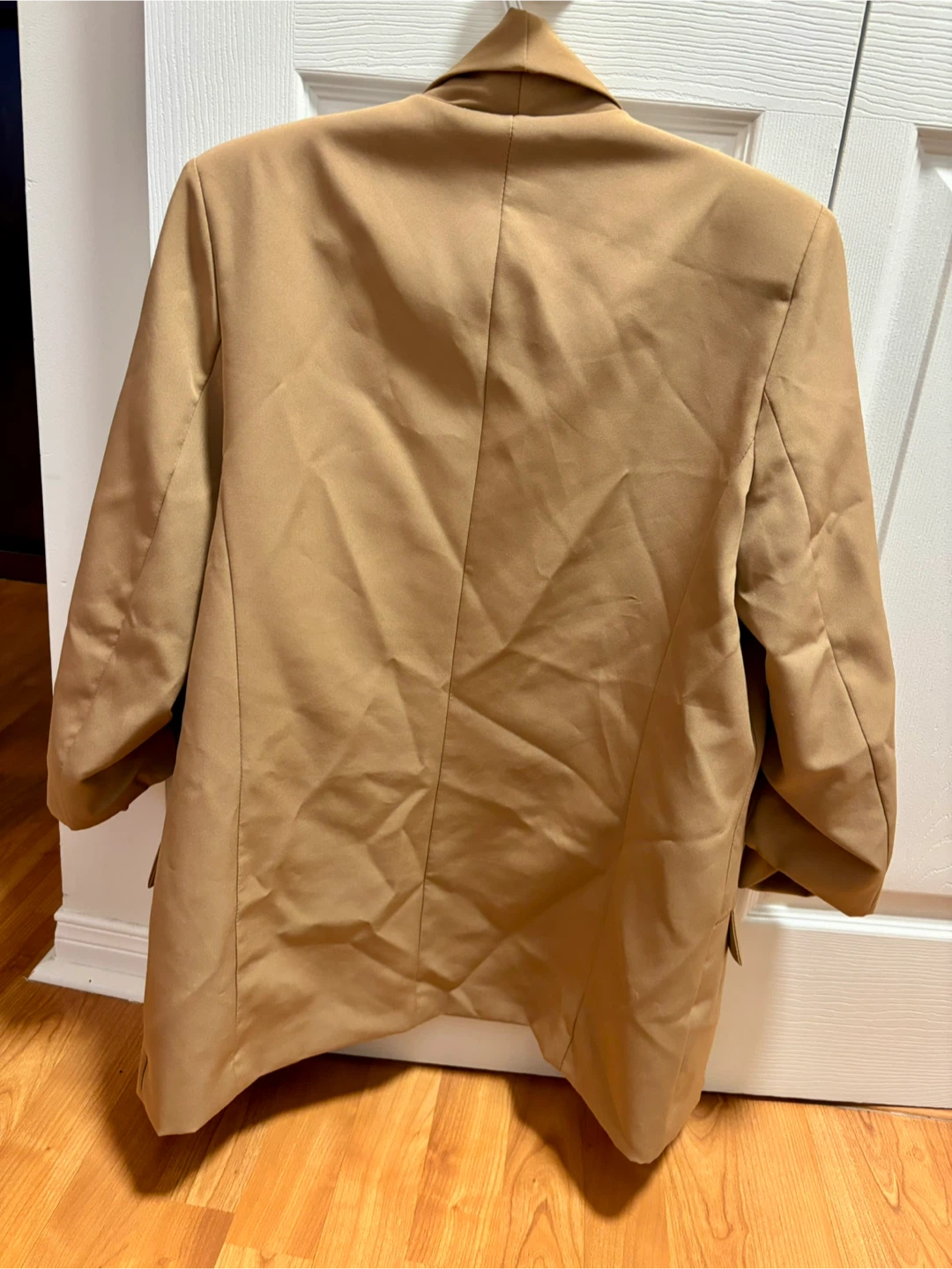 Slim-fit cream turtleneck Long Simple, for layering - photo 3