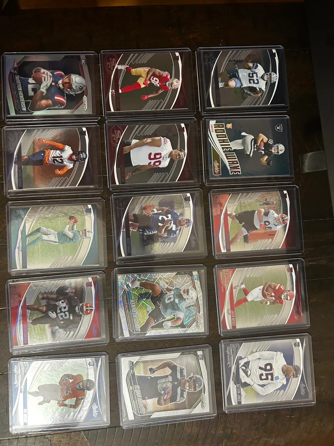 ROOKIES NFL Football Trading Cards