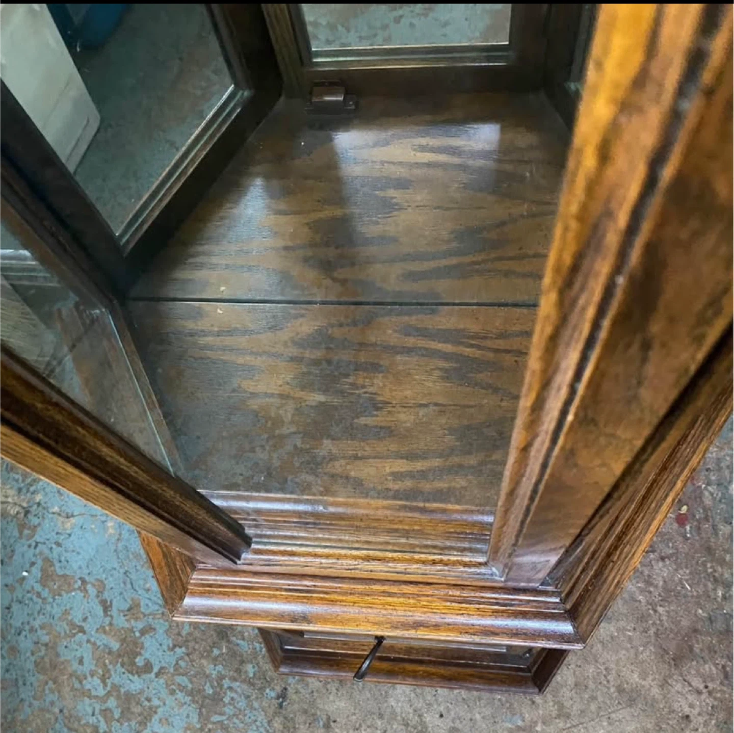 Wooden Display Cabinet with Glass Doors 🥕 - photo 4