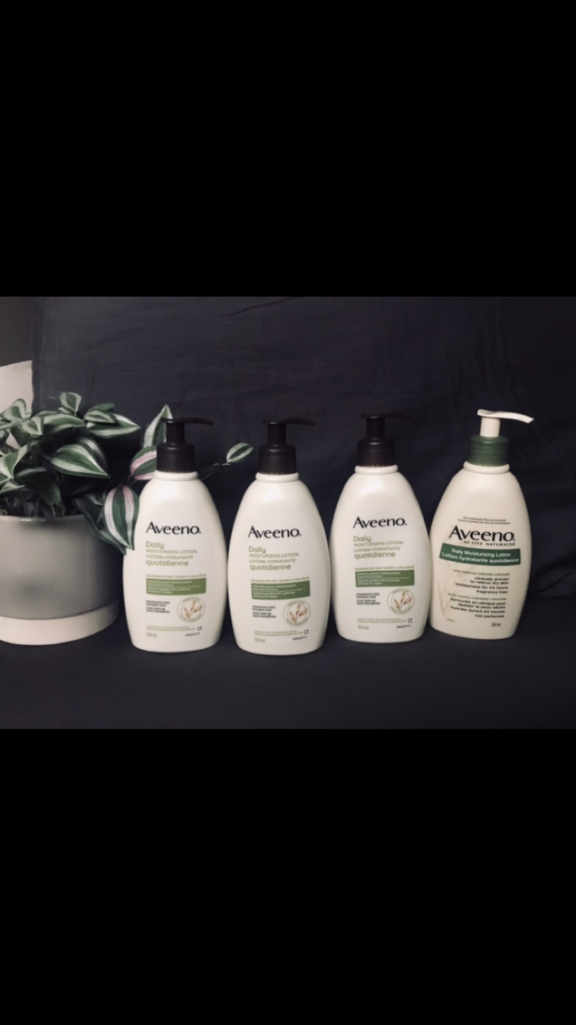 4 x Aveeno Moisturizing Body Lotion