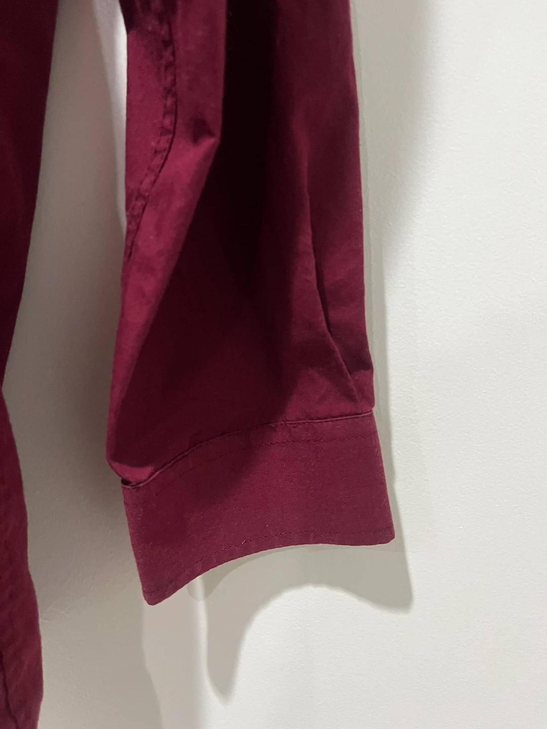 Umo Lorenzo Burgundy Dress Shirt Size 16 - photo 4
