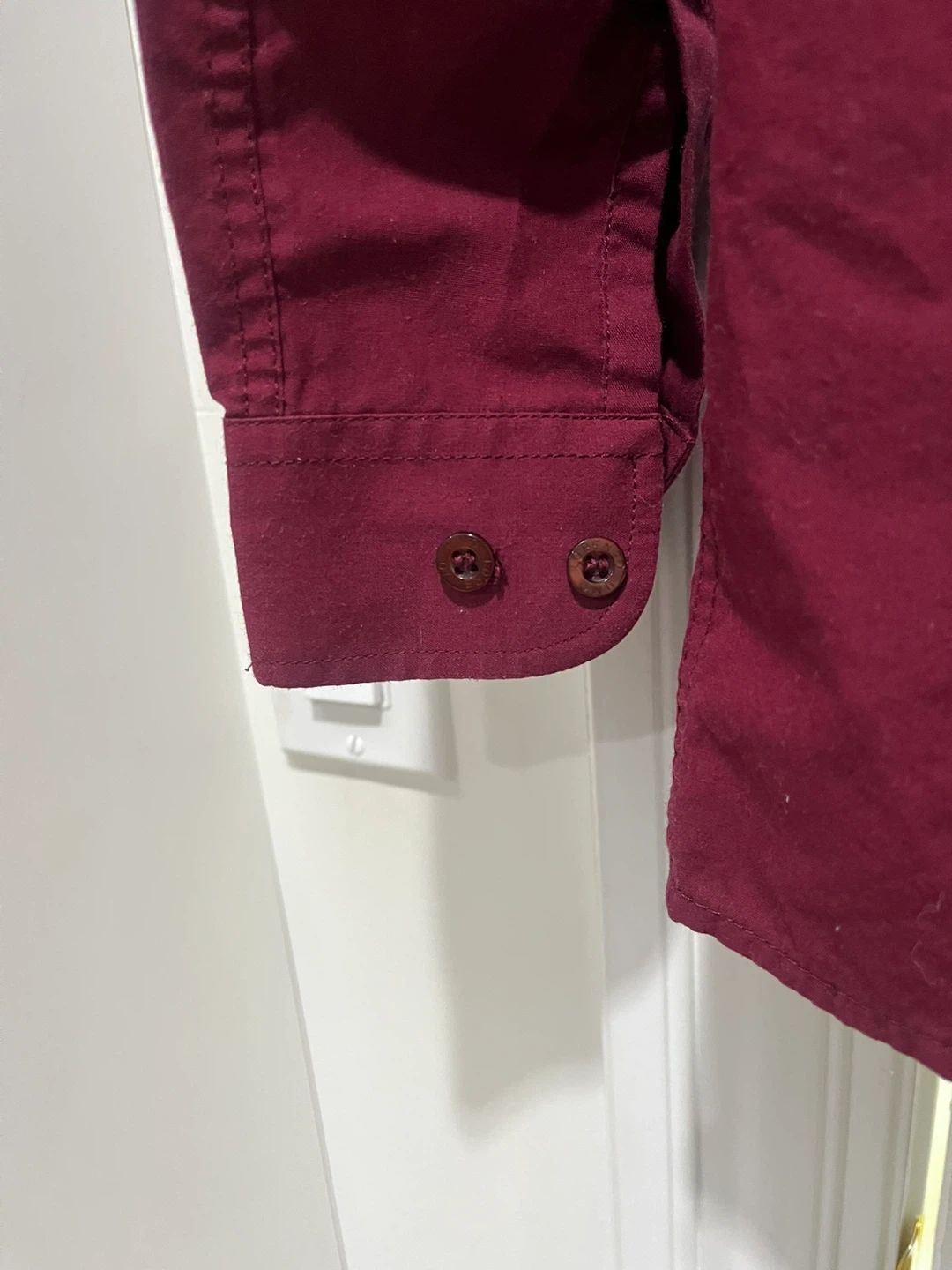 Umo Lorenzo Burgundy Dress Shirt Size 16 - photo 3