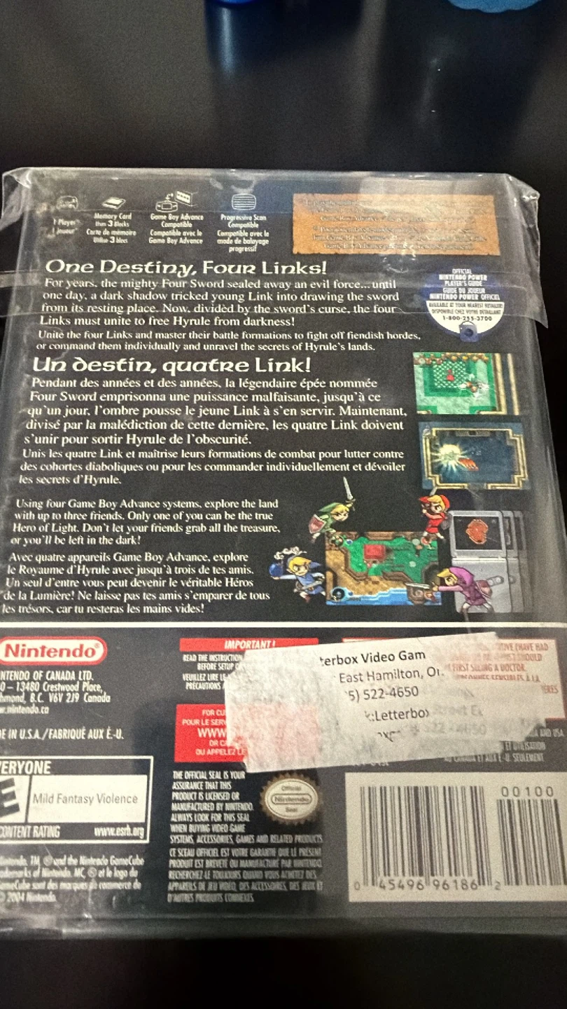 Nintendo GameCube The Legend of Zelda: Four Swords Adventures - photo 2