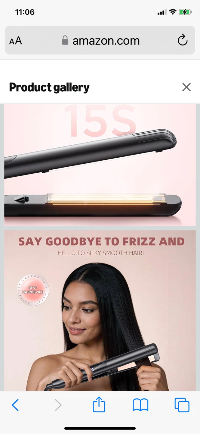 Straightener Hair Iron with Digital Display and Box - photo 4