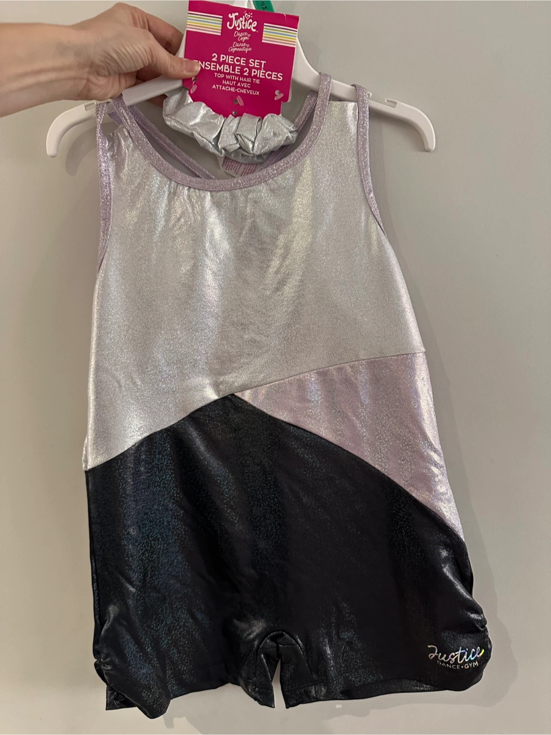 Justice 2-Piece Dance & Gym Set with Scrunchie - photo 3