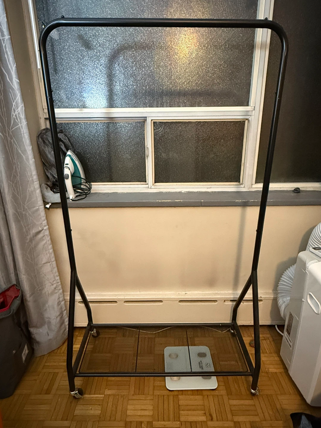 Black Garment Rack with Wheels - photo 2
