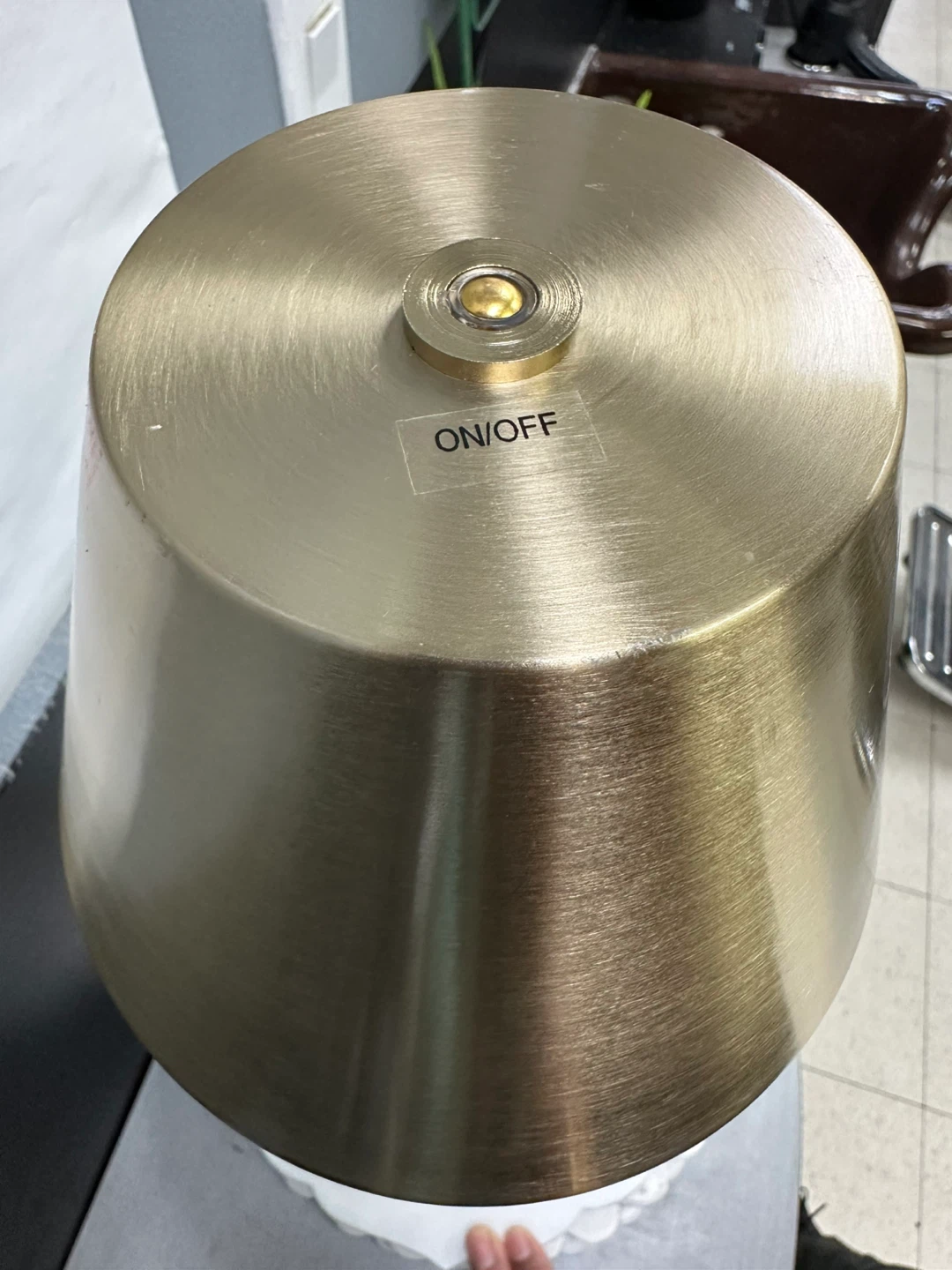 Brass Accent Lamp with USB Power - photo 5