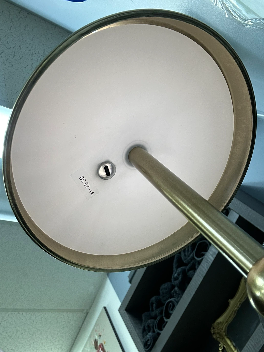 Brass Accent Lamp with USB Power - photo 3