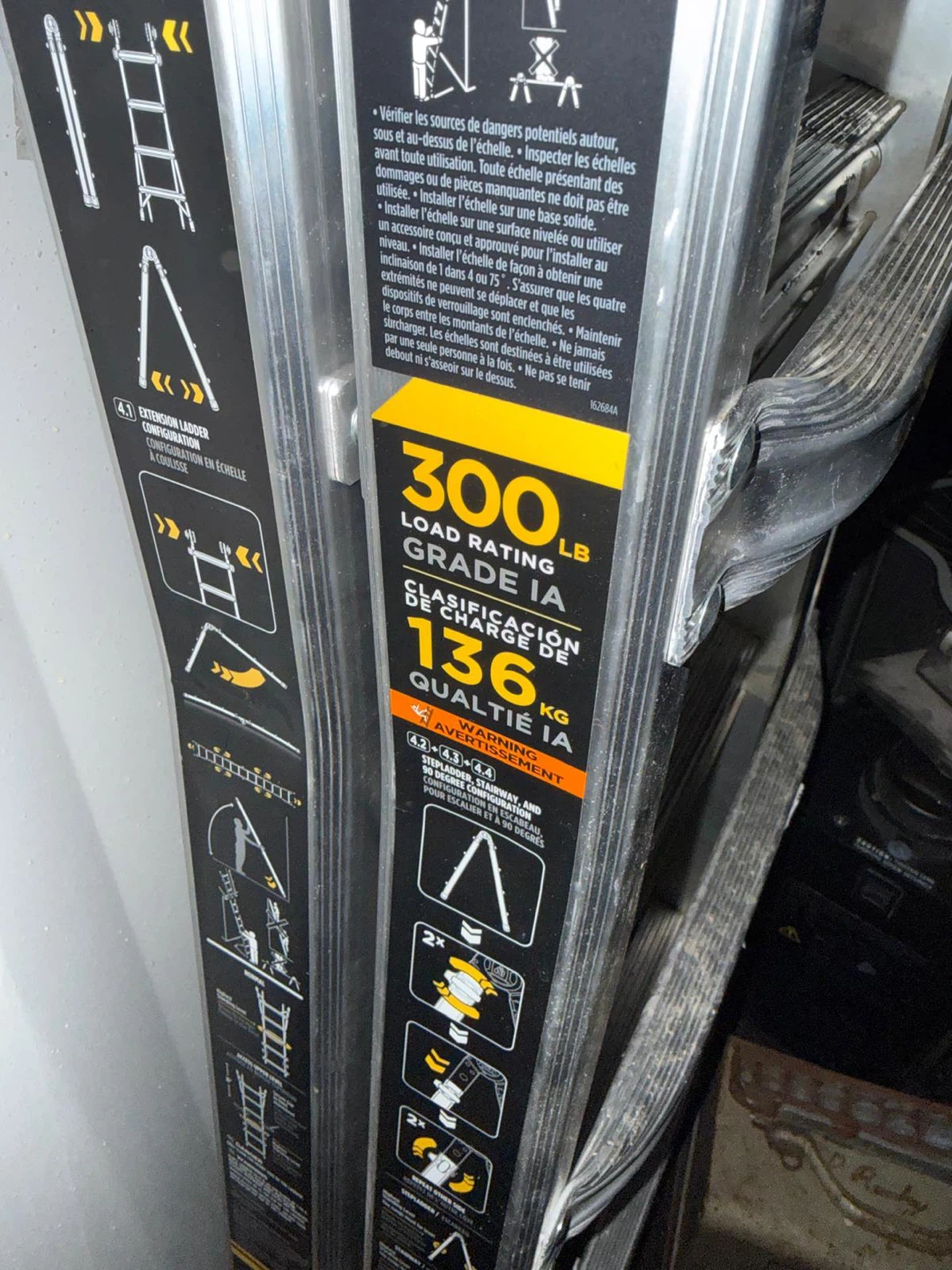Gorilla Ladders 300 lb Load Rating Extension Ladder