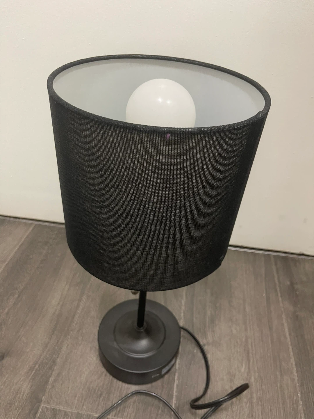 Black Table Lamps - Pair