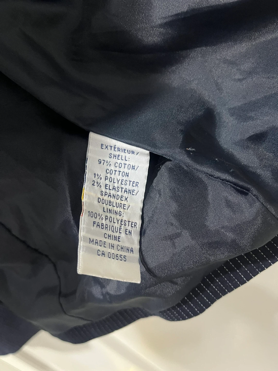 R Petite Pinstripe Blazer Size 10 - photo 3