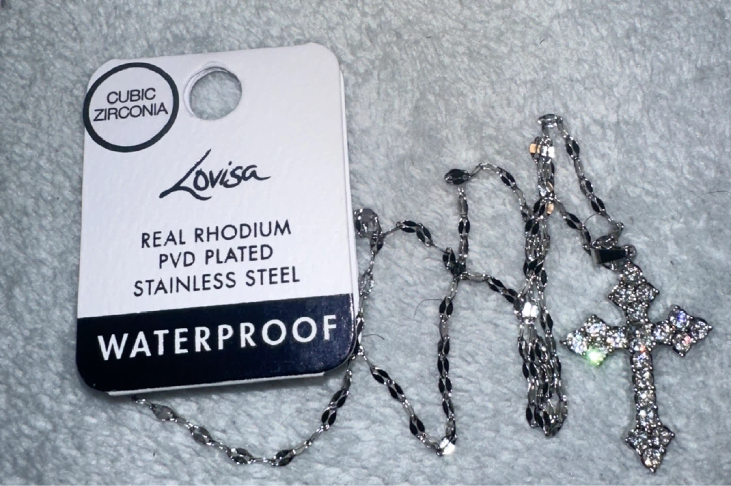 Lovisa Waterproof Rhodium Plated Stainless Steel Necklace - photo 2