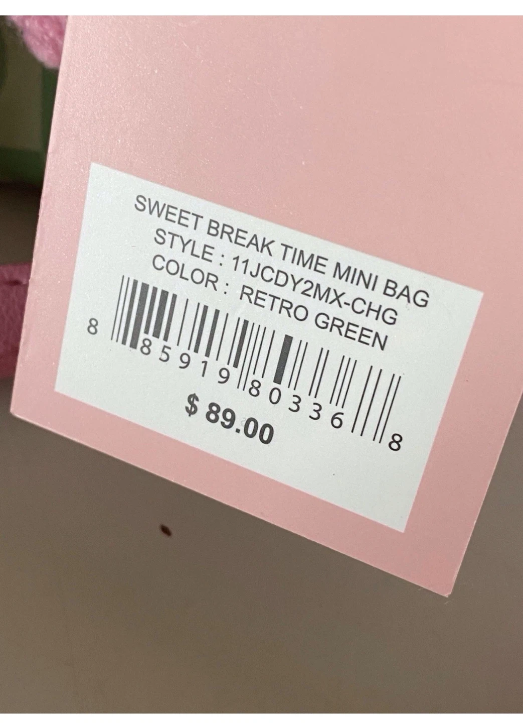 Juicy Couture Sweet Break Time Mini Bag - Retro Green - photo 3