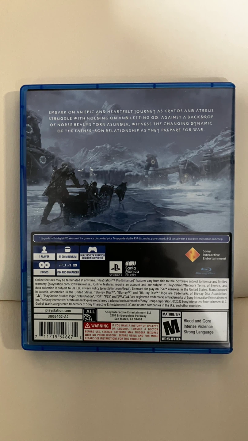 God of War Ragnarök - PS4 Game - photo 4