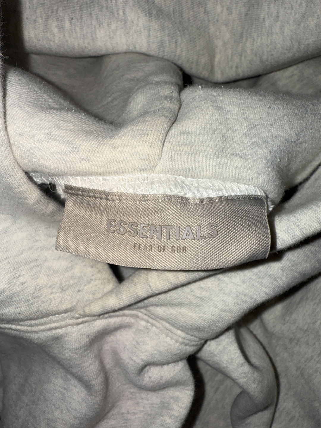 Fear of God Essentials Hoodie - Light Grey - photo 2