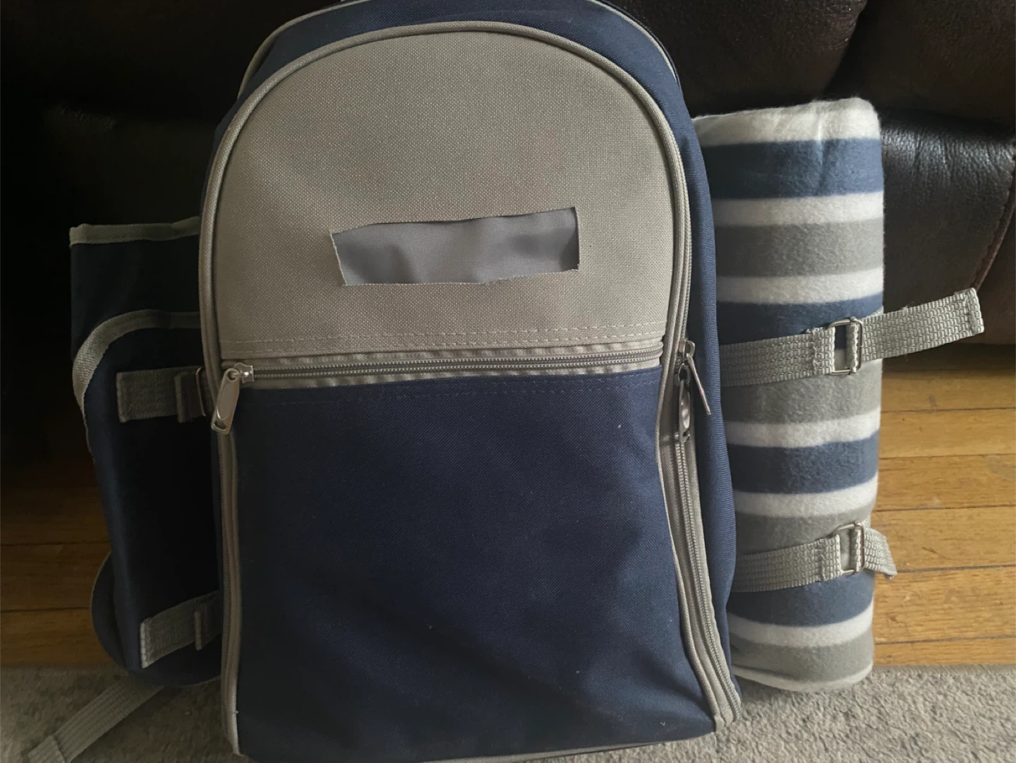 Picnic Backpack Set with Blanket