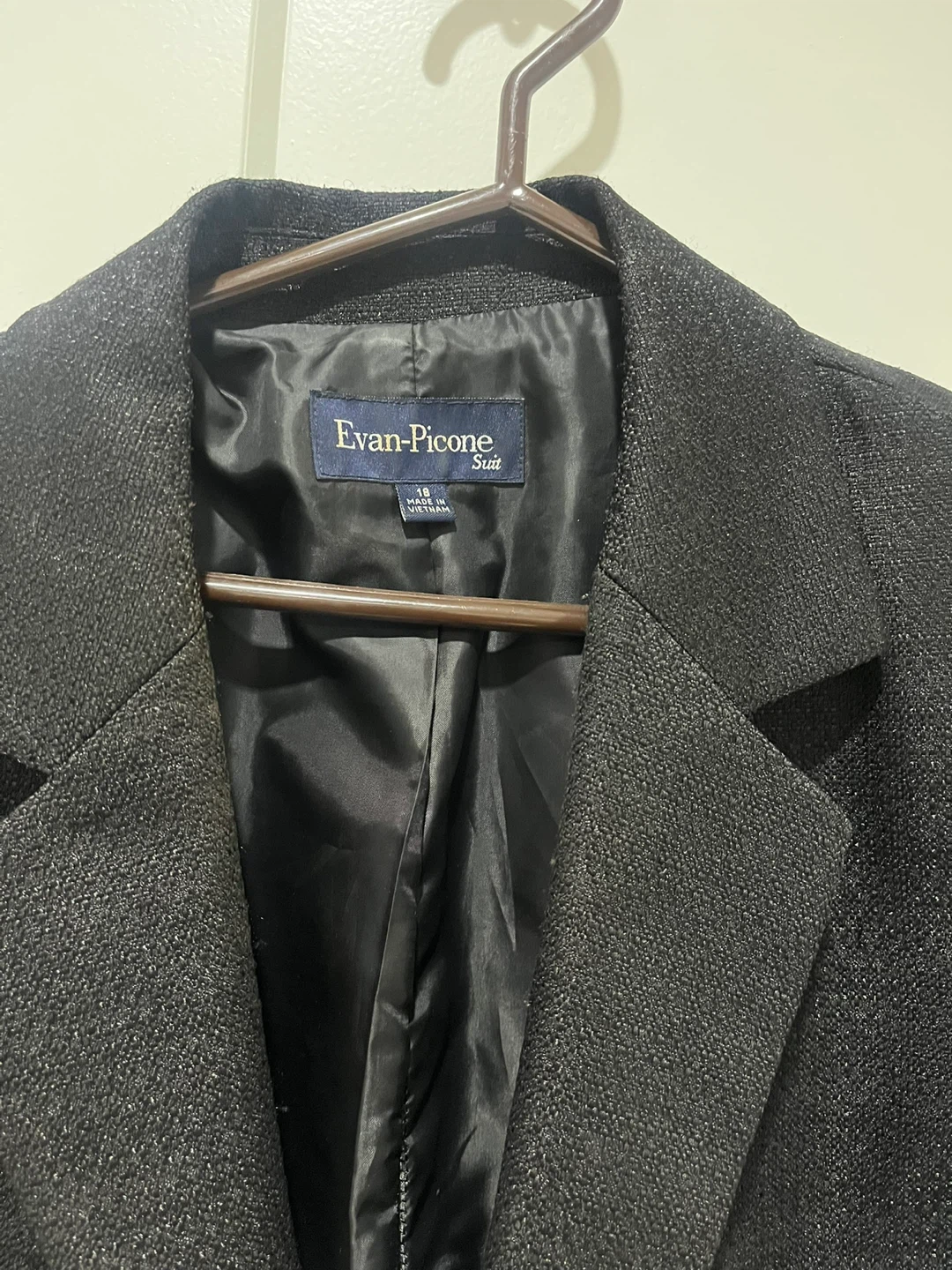 Evan-Picone Women's Black Suit Jacket Size 18 - photo 3