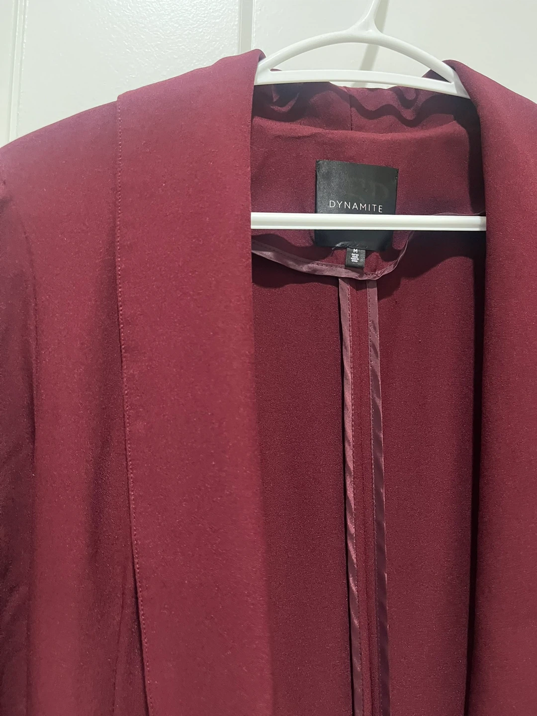 Dynamite Burgundy Blazer - Size M - photo 4