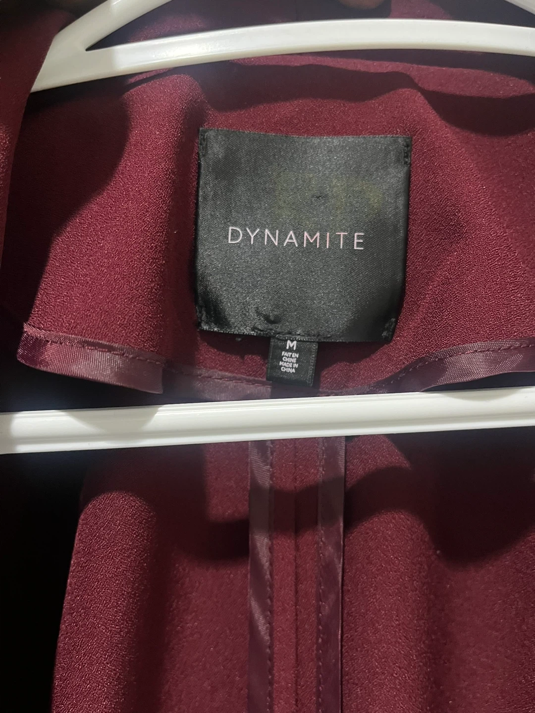 Dynamite Burgundy Blazer - Size M - photo 5