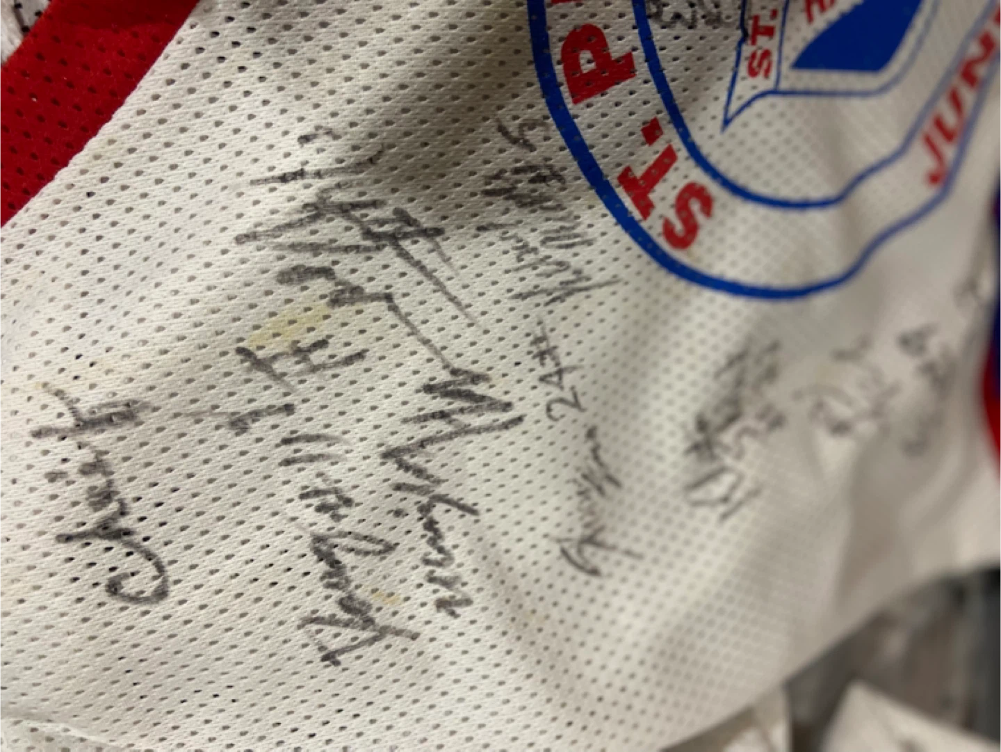 St. Phillips Rangers Junior 'B' Autographed Hockey Jersey - photo 3